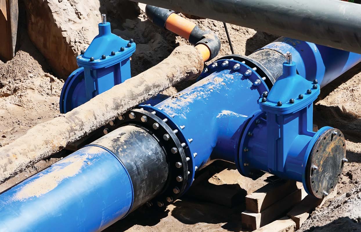 задвижка с обрезиненным клином